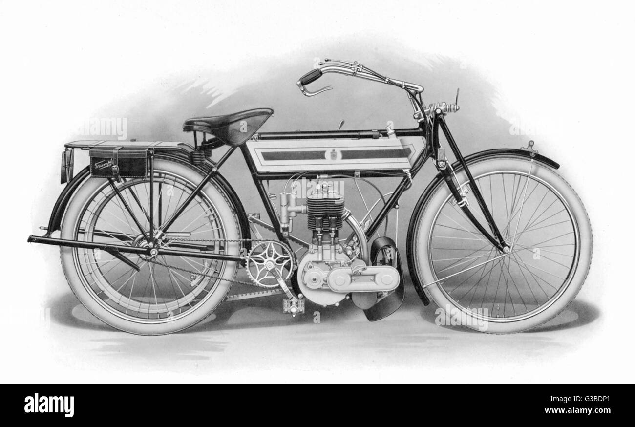 Triumph Motor Bike 1911 Foto Stock