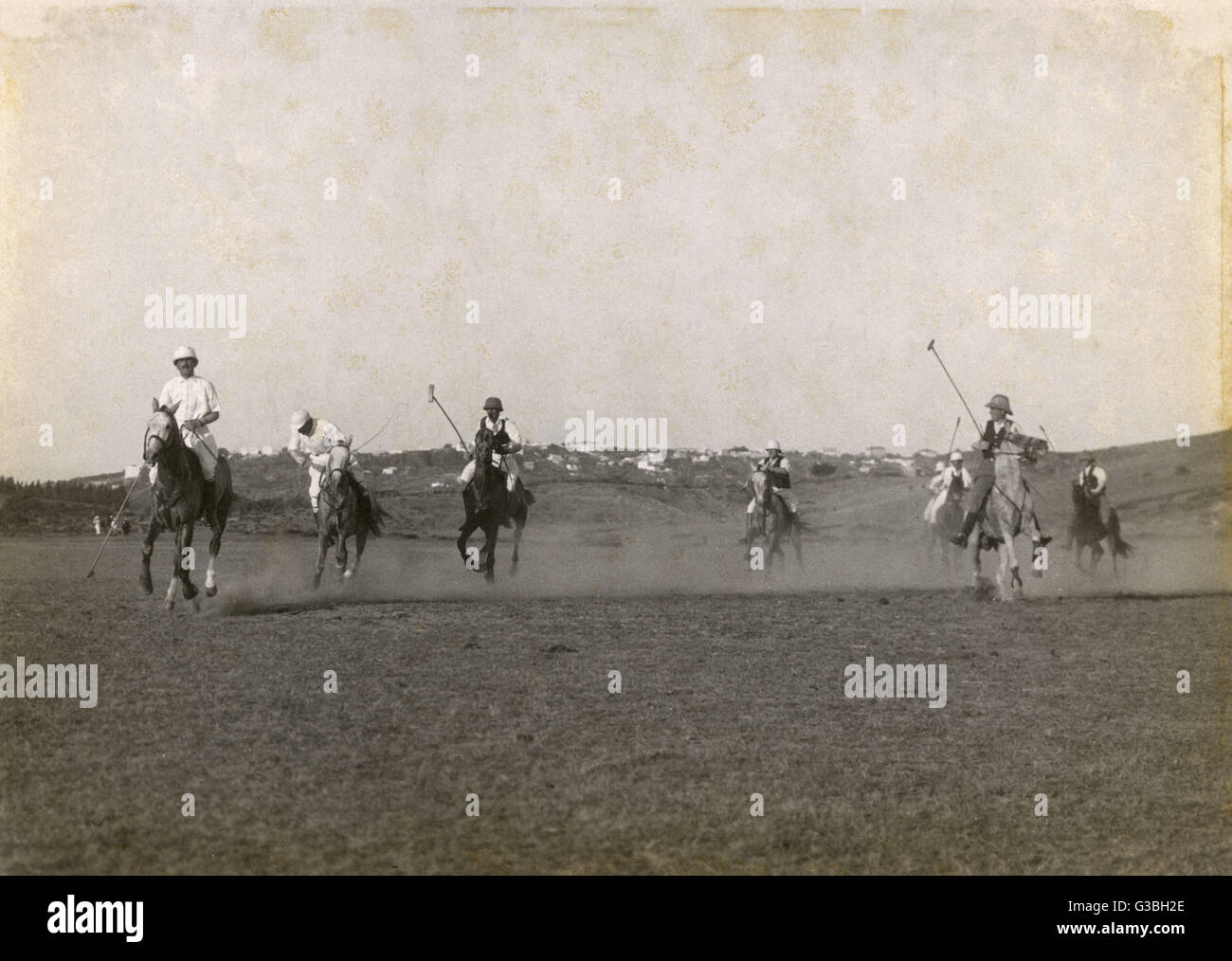 Una partita in corso da qualche parte in India. Data: circa 1912 Foto Stock
