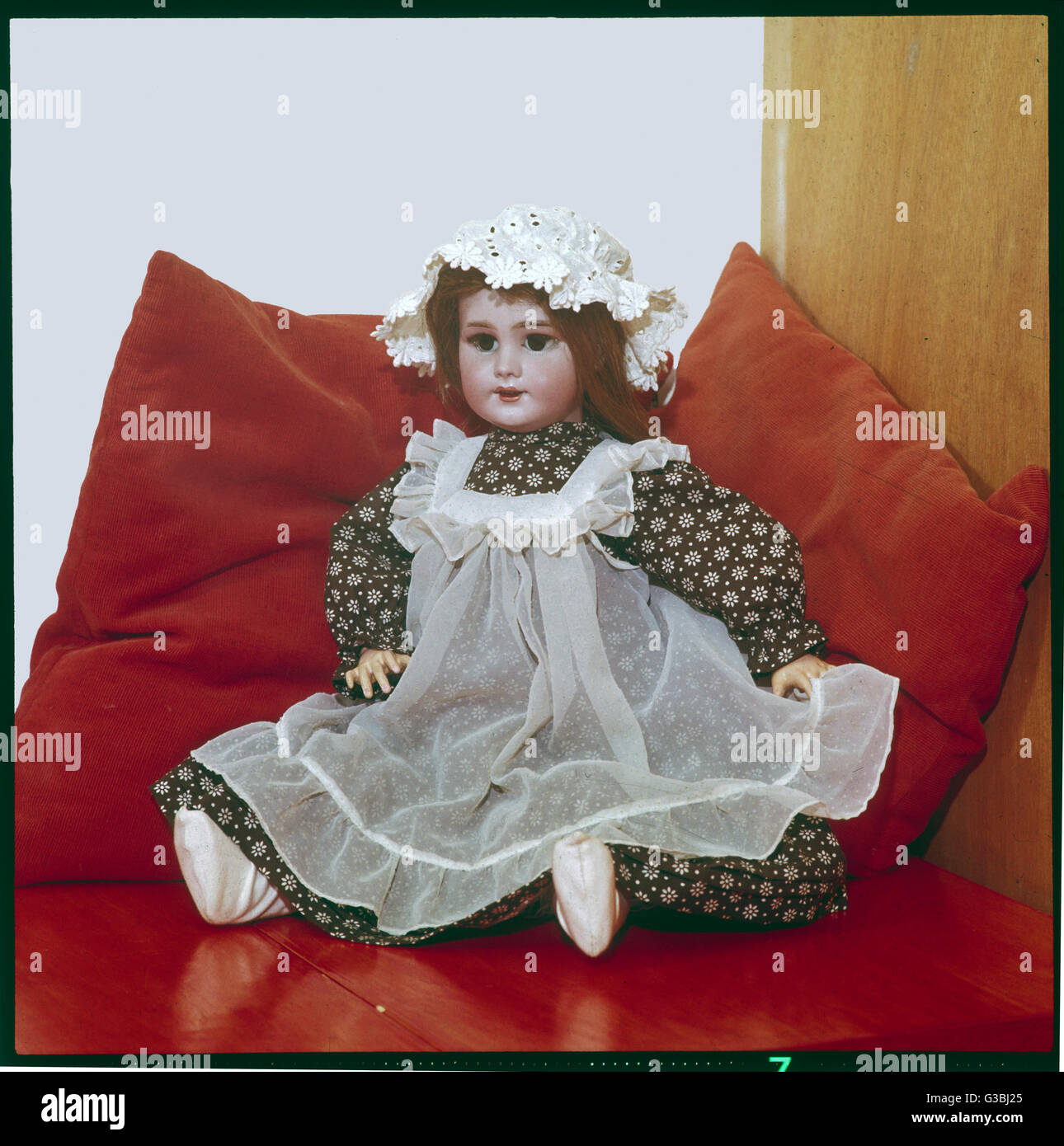 Bambola vittoriana circa 1860 Foto Stock