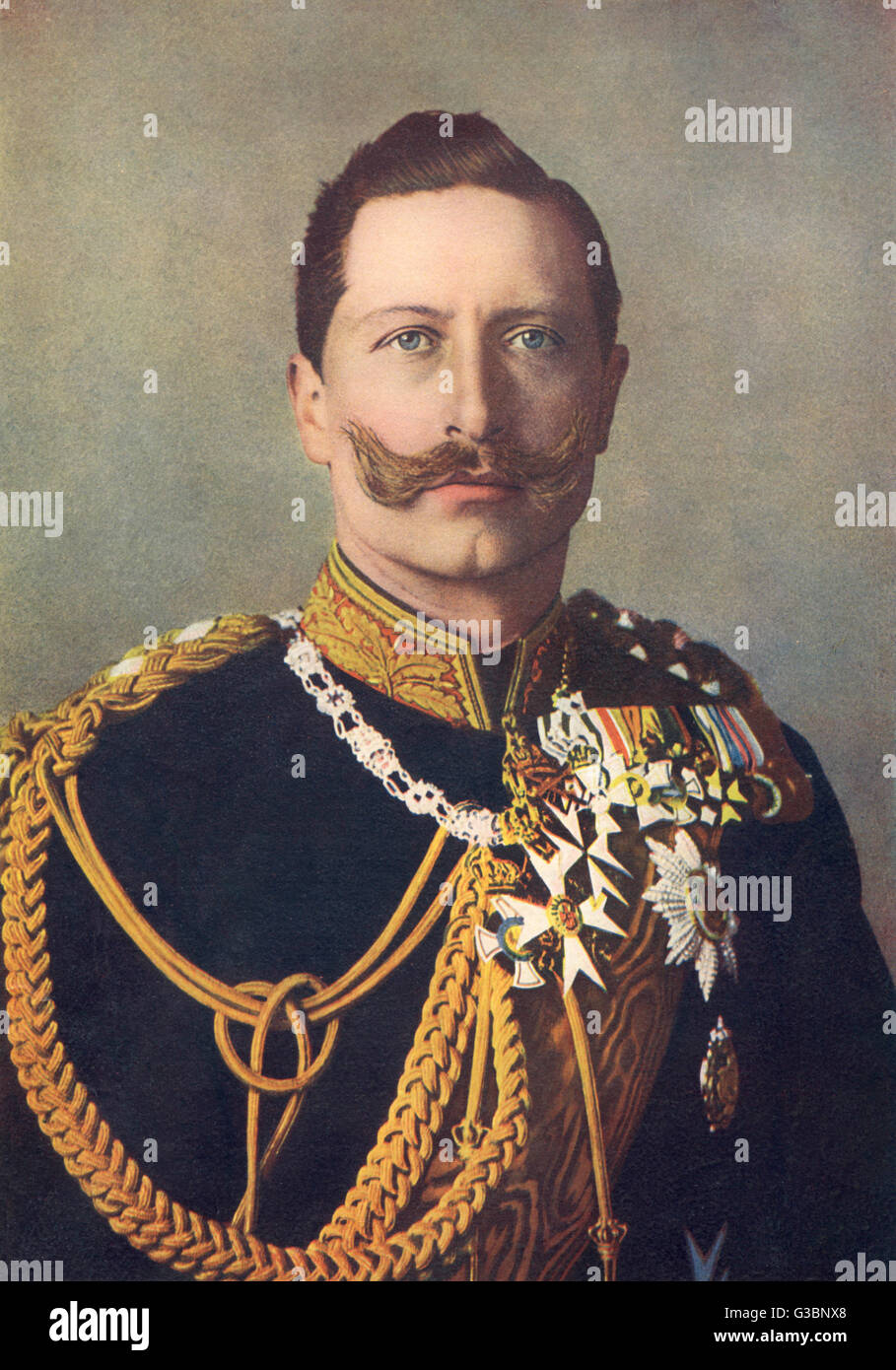 Kaiser Wilhelm II - Imperatore tedesco Foto Stock