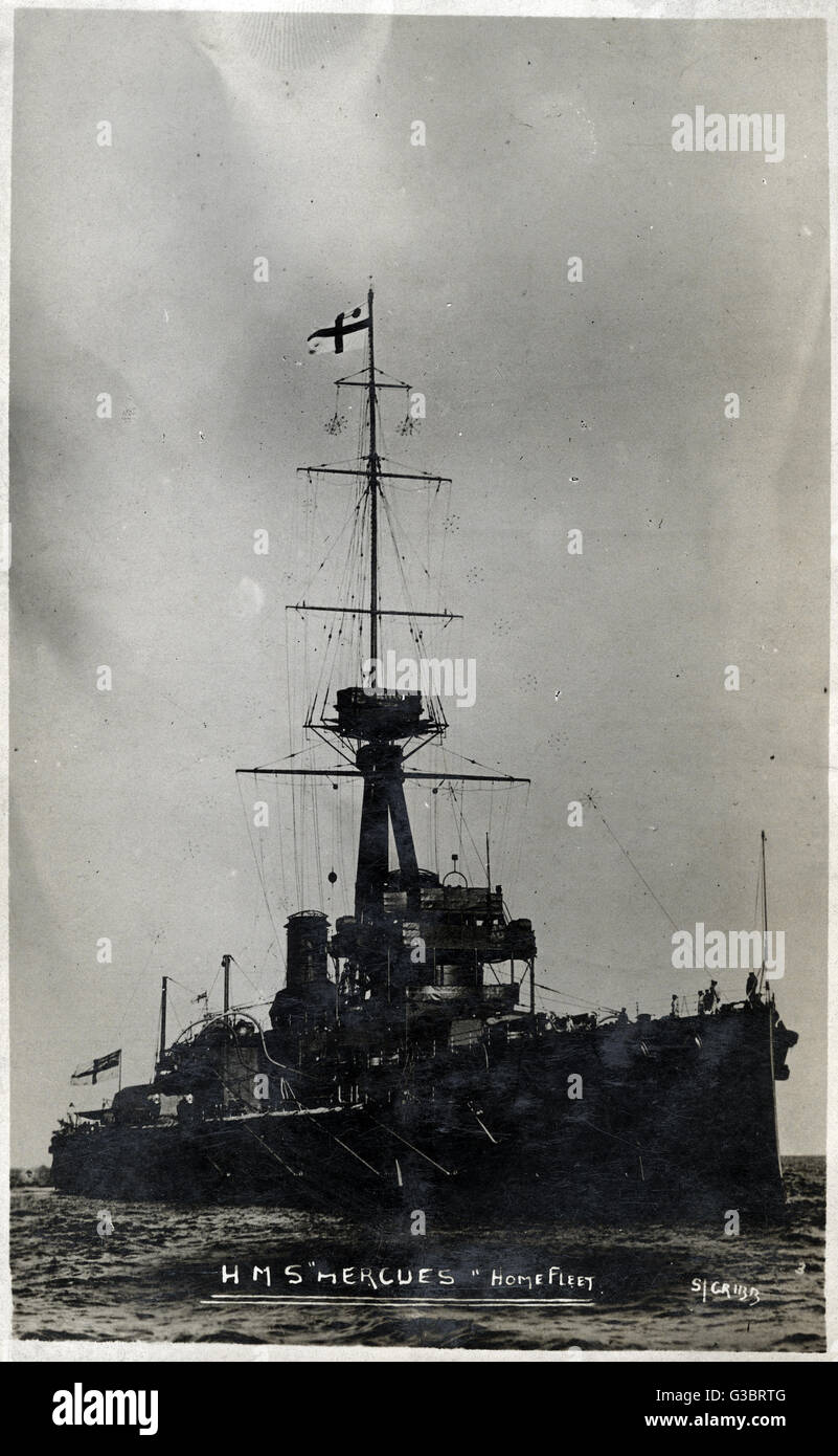 HMS Hercules, corazzata britannica Foto Stock