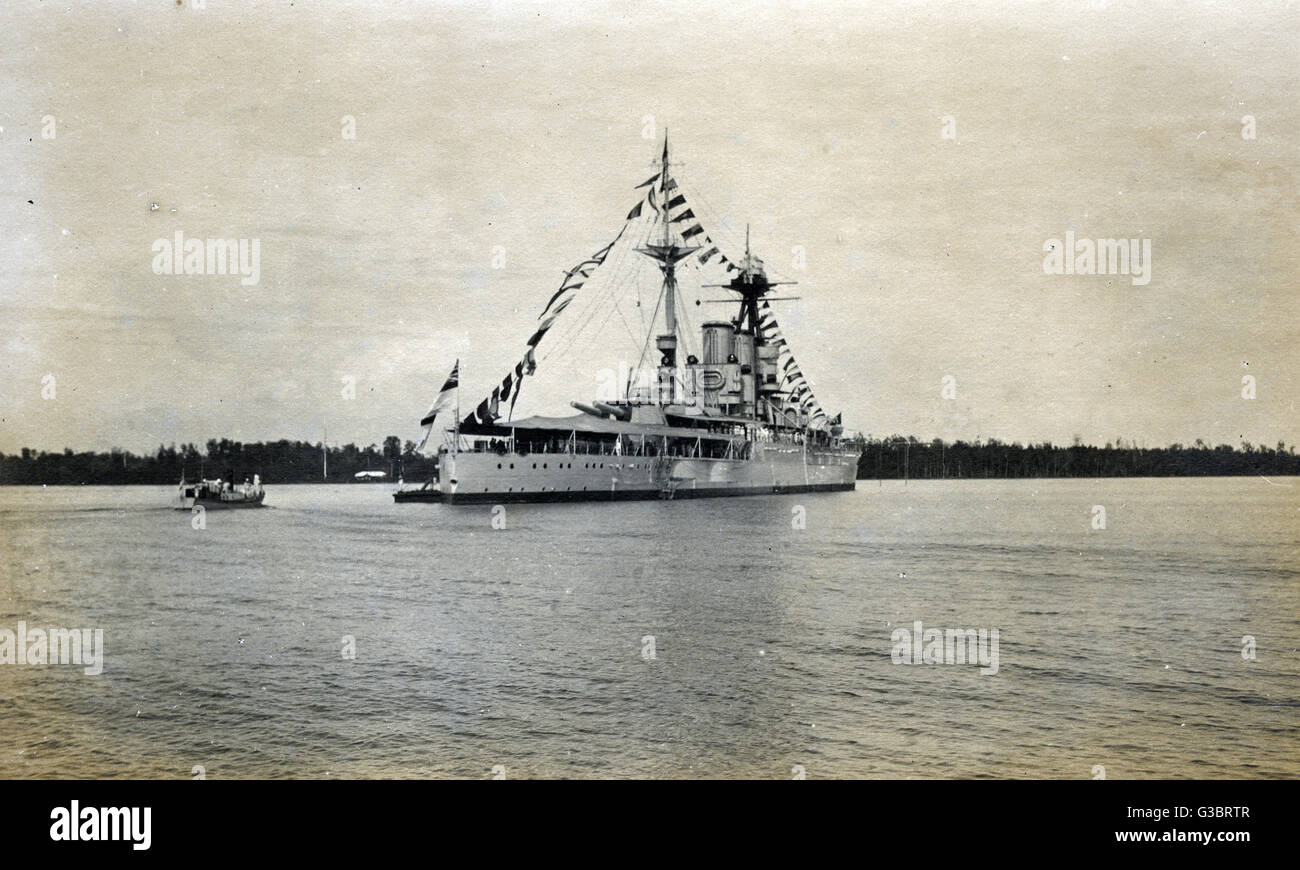 HMS Malaya, corazzata britannica Foto Stock