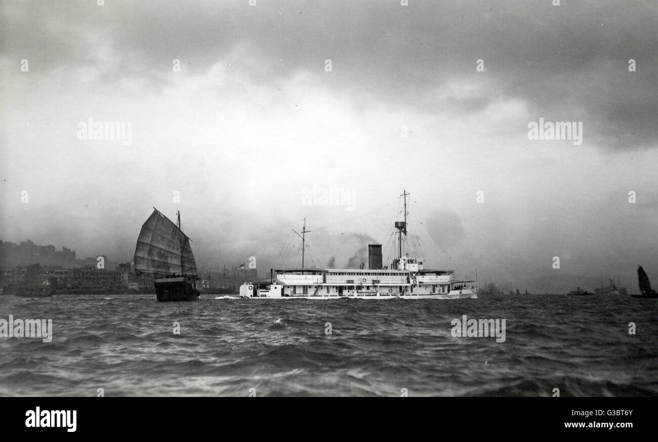 HMS Seamew, cannoniere fluviale britannico Foto Stock