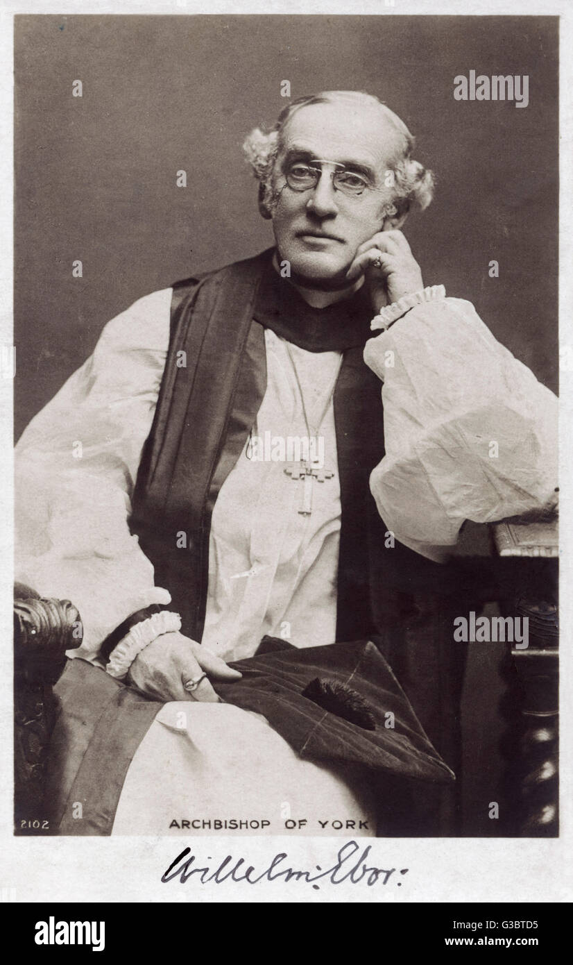 William Maclagan, Arcivescovo di York Foto Stock