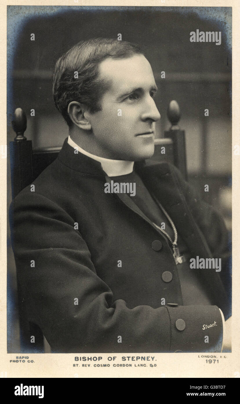 William Cosmo Gordon Lang Primo Baron Lang Di Lambeth 1864 1945 Successivamente Arcivescovo Di Canterbury Visto Qui Come Vescovo Di Stepney 1901 1909 Data Circa 1905 Foto Stock Alamy
