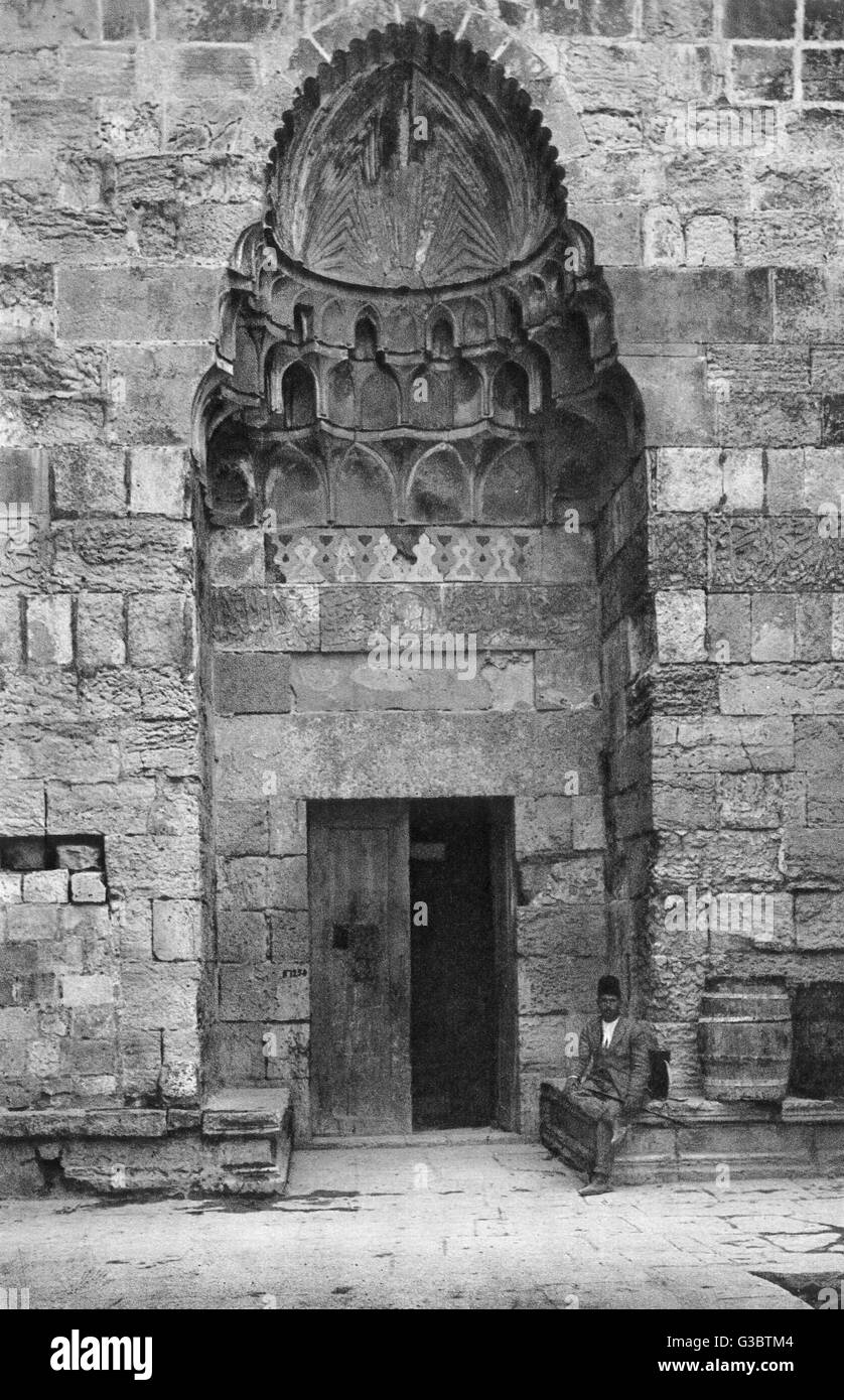 Portale, cupola della catena, Gerusalemme Foto Stock