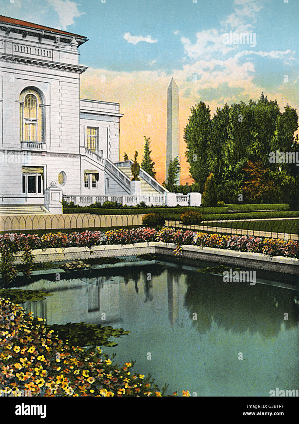 Washington DC, USA - Unione Pan-americana - Giardino Azteco Foto Stock