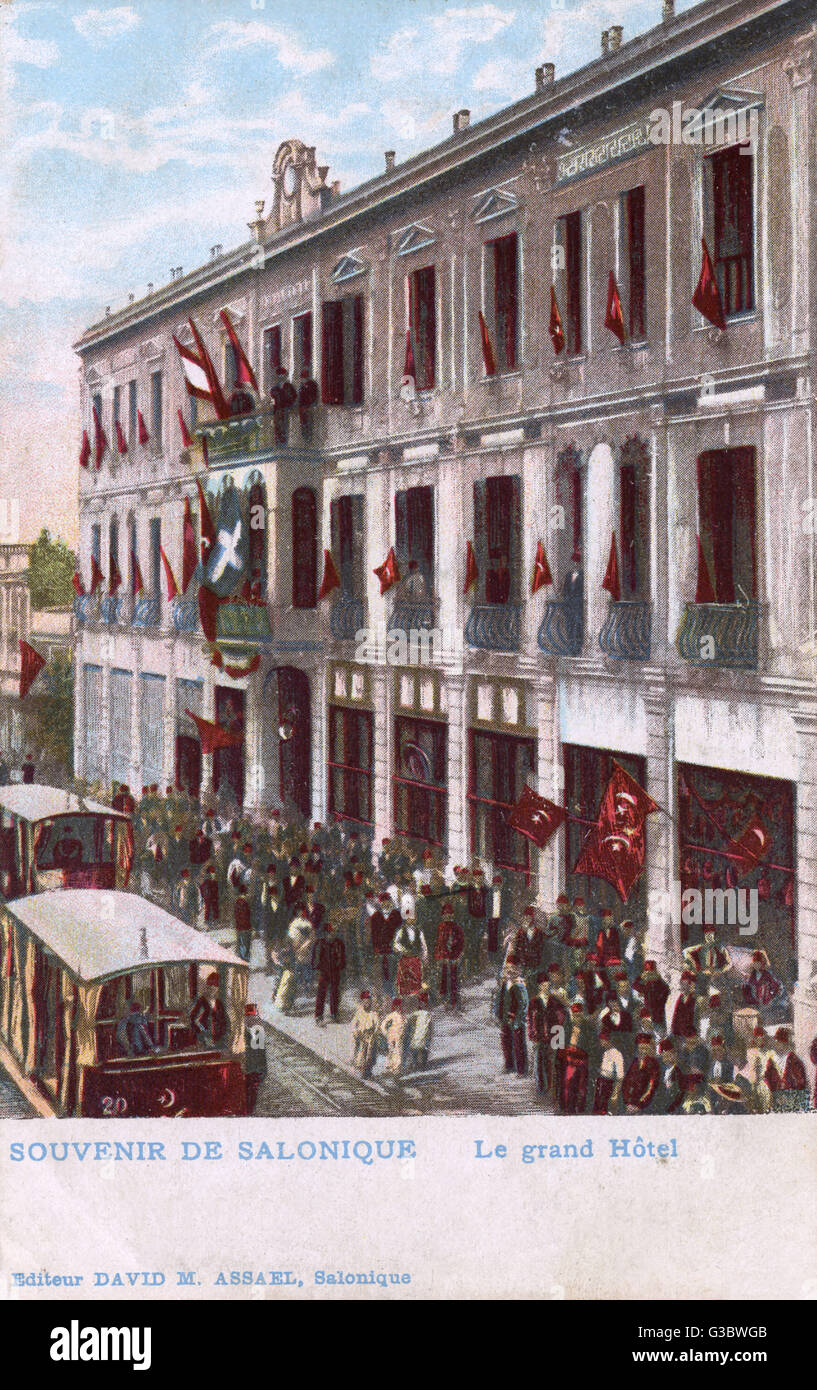 Grand Hotel, Salonicco, Grecia Foto Stock