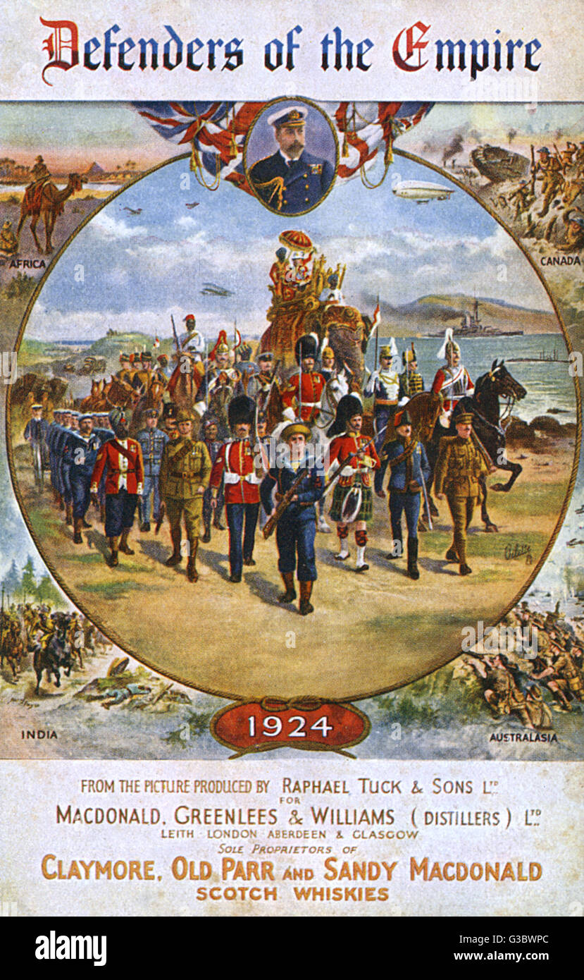 Difensori dell'Impero - Esercito britannico, Marina e Aeronautica militare Foto Stock