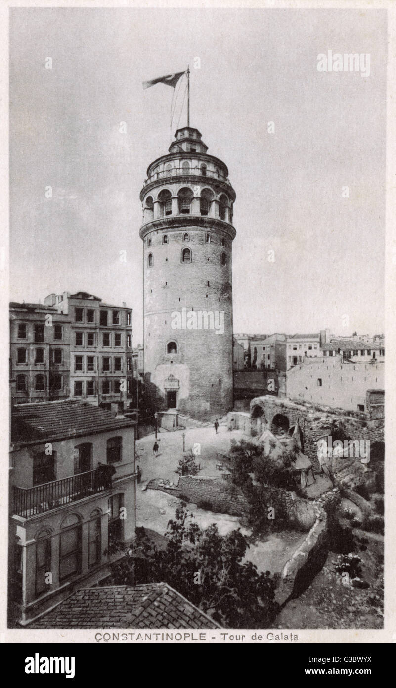 Torre di Galata, Istanbul, Turchia Foto Stock