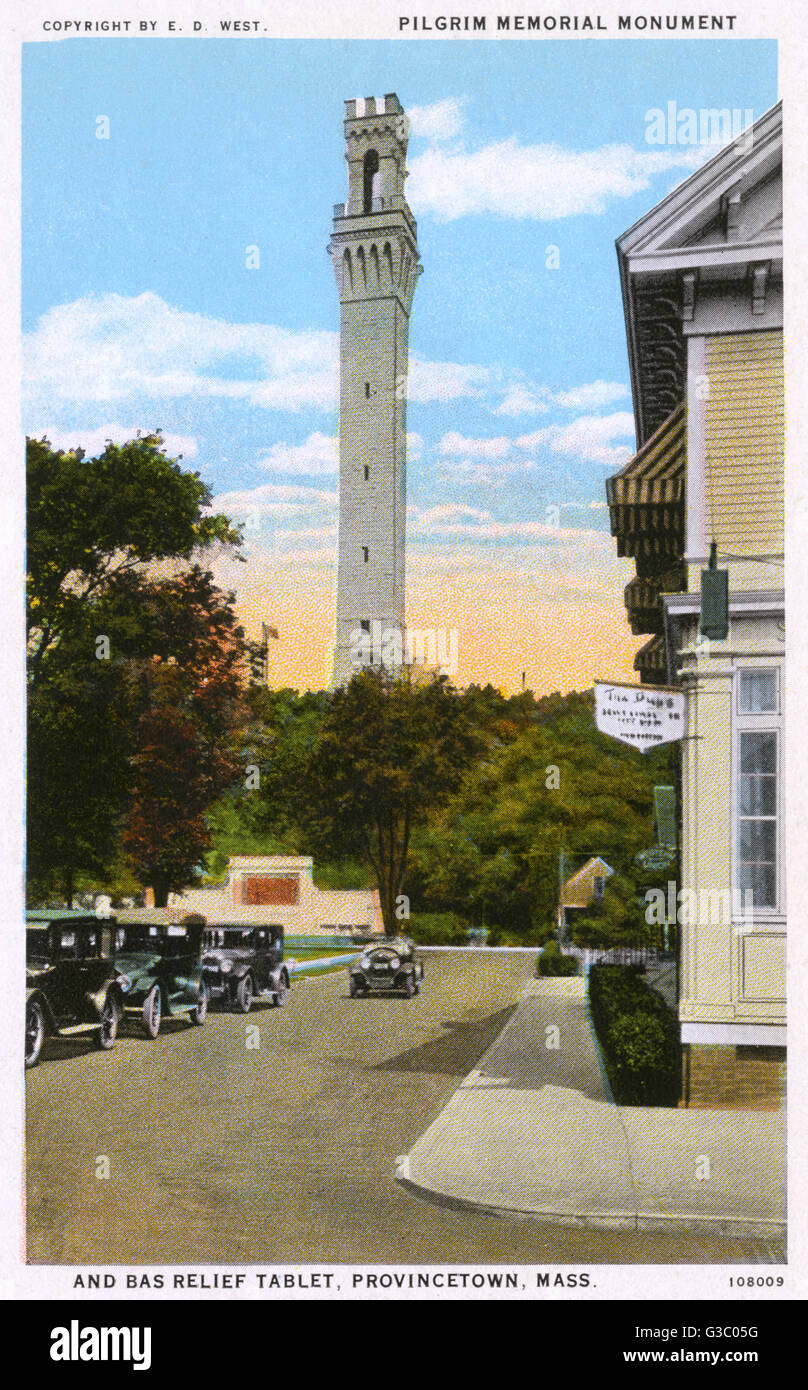 Monumento del pellegrino, a Provincetown, Massachusetts, STATI UNITI D'AMERICA Foto Stock