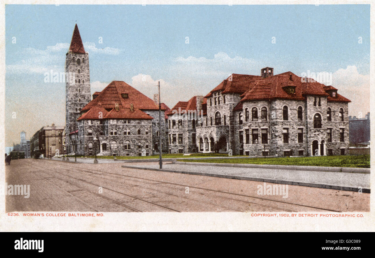 Women's College, Baltimora, Maryland, USA Foto Stock