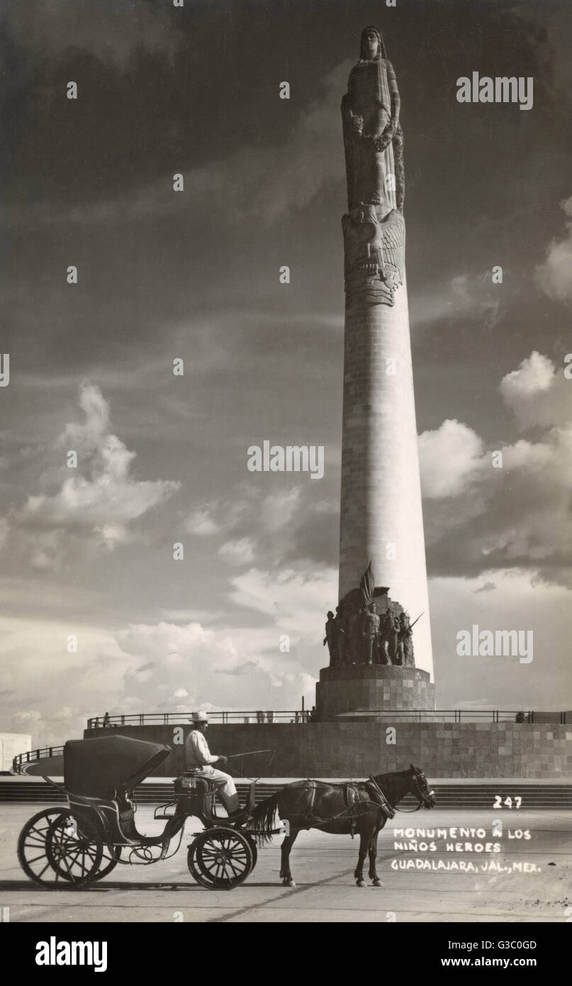 Messico - Guadalajara - il Monumento a los Ninos Heroes Foto Stock