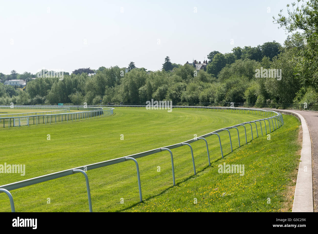 CHESTER, Regno Unito - 04 Giugno 2016: Sezione del horse racing via a Chester. 04 giugno 2016. Foto Stock
