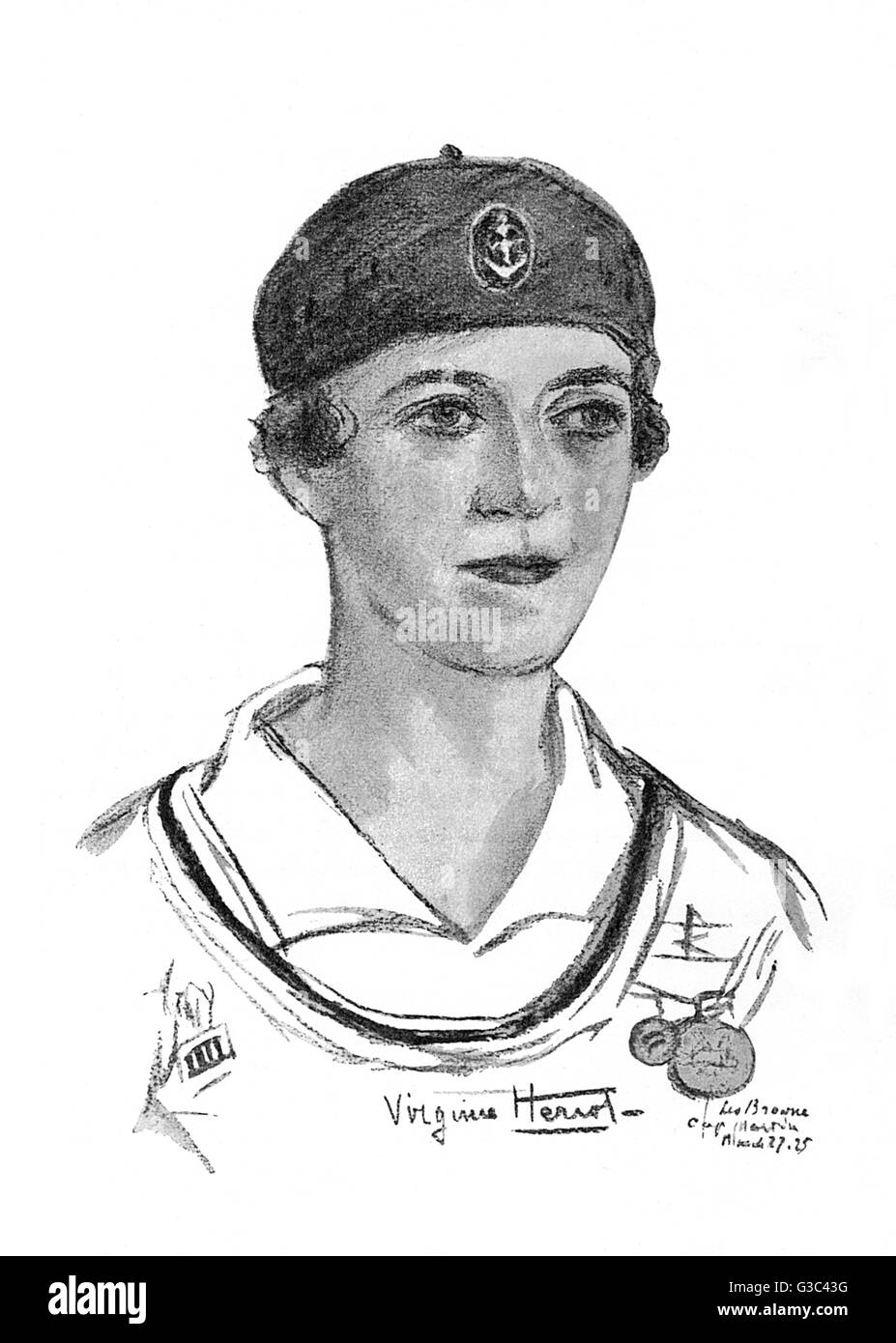 Virginie Heriot, yachtswoman francese Foto Stock