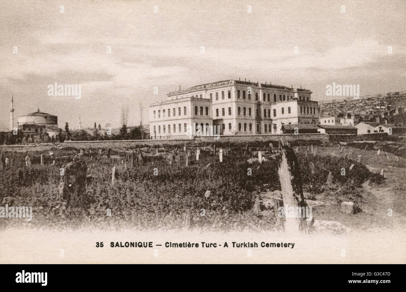 Salonicco, Grecia - Cimitero Turco Foto Stock