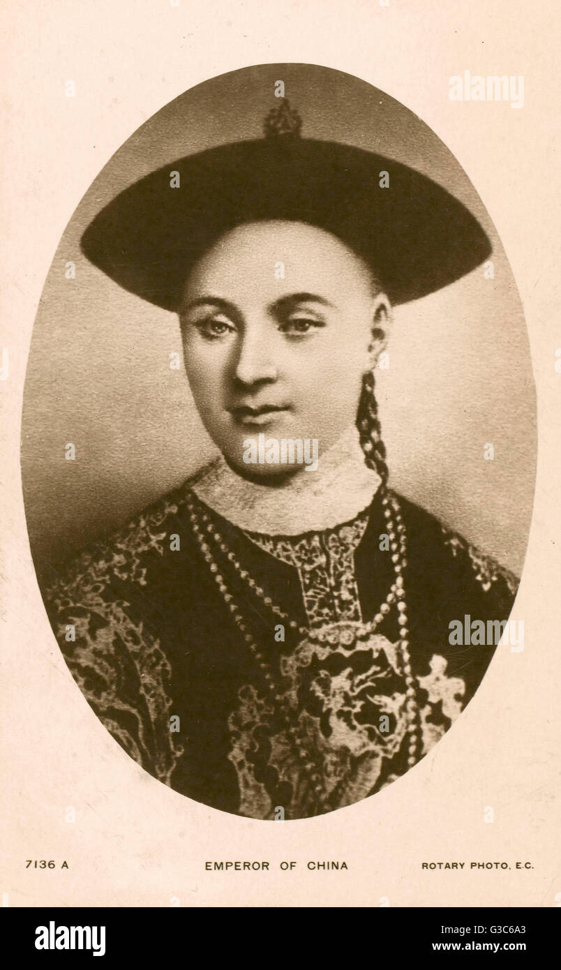L'imperatore Guangxu della Cina - Kuang-hsu Foto Stock