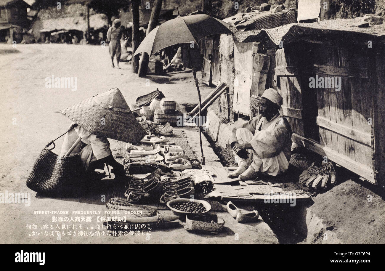 Corea del Sud - scelta - Street Trader Foto Stock