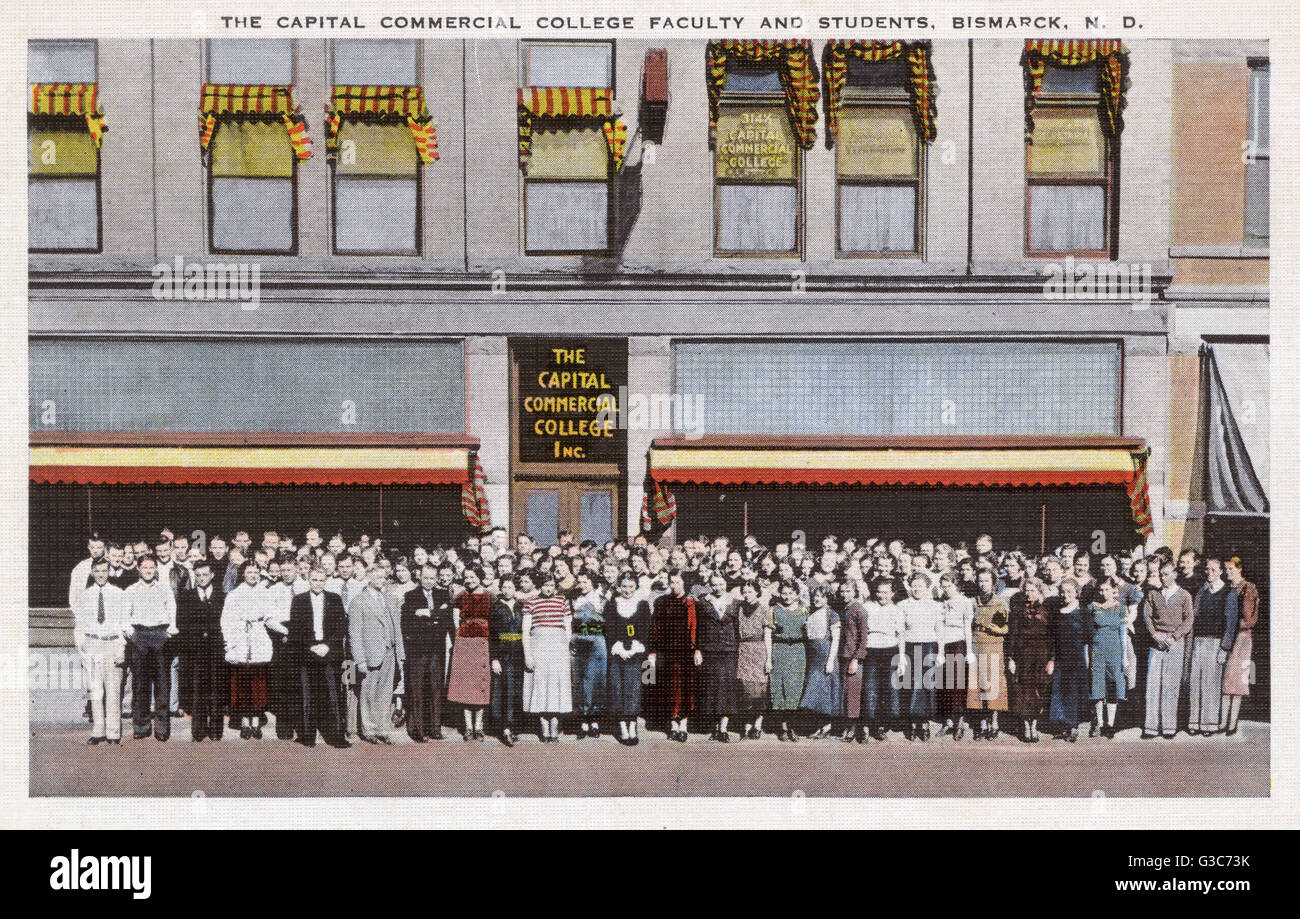 Capital Commercial College, Bismarck, North Dakota, USA Foto Stock