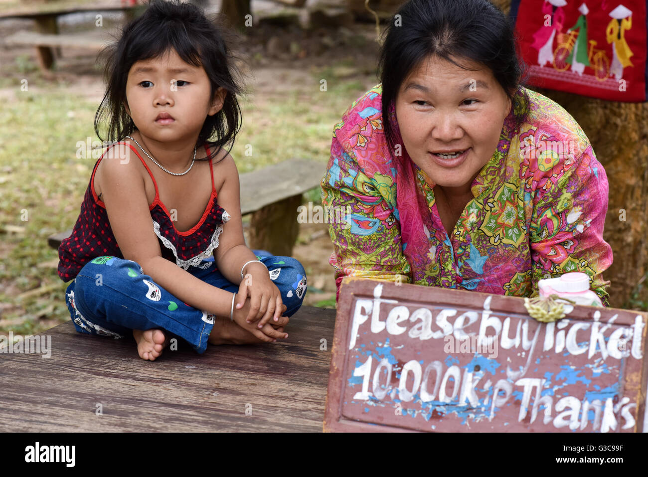 Industria del Turismo di Luang Prabang Laos Foto Stock