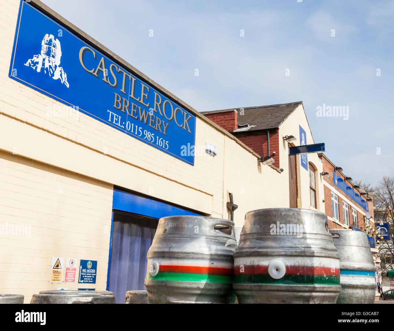 Castle Rock birreria, Nottingham, Inghilterra, Regno Unito Foto Stock