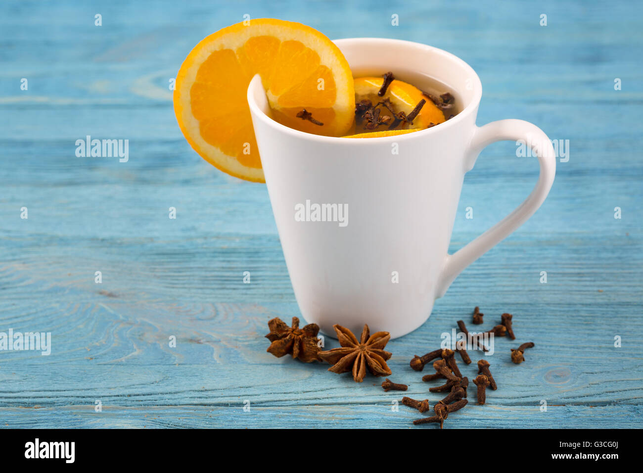 Tè aromatico con chiodi di garofano Foto Stock