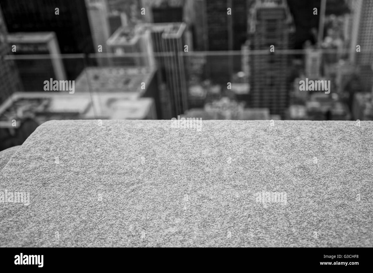 Sull'Empire State Building, Manhattan, New York, Stati Uniti d'America Foto Stock