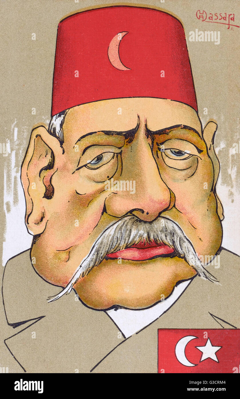 Sultan Mehmed V Reshad della Turchia - Sultano ottomano Foto Stock