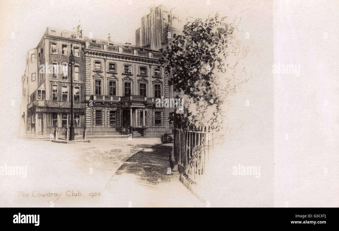 Il Cowdray Club, 20 Cavendish Square, Londra - un professionista Women's Club per i membri del Royal College of Nursing data: 1928 Foto Stock