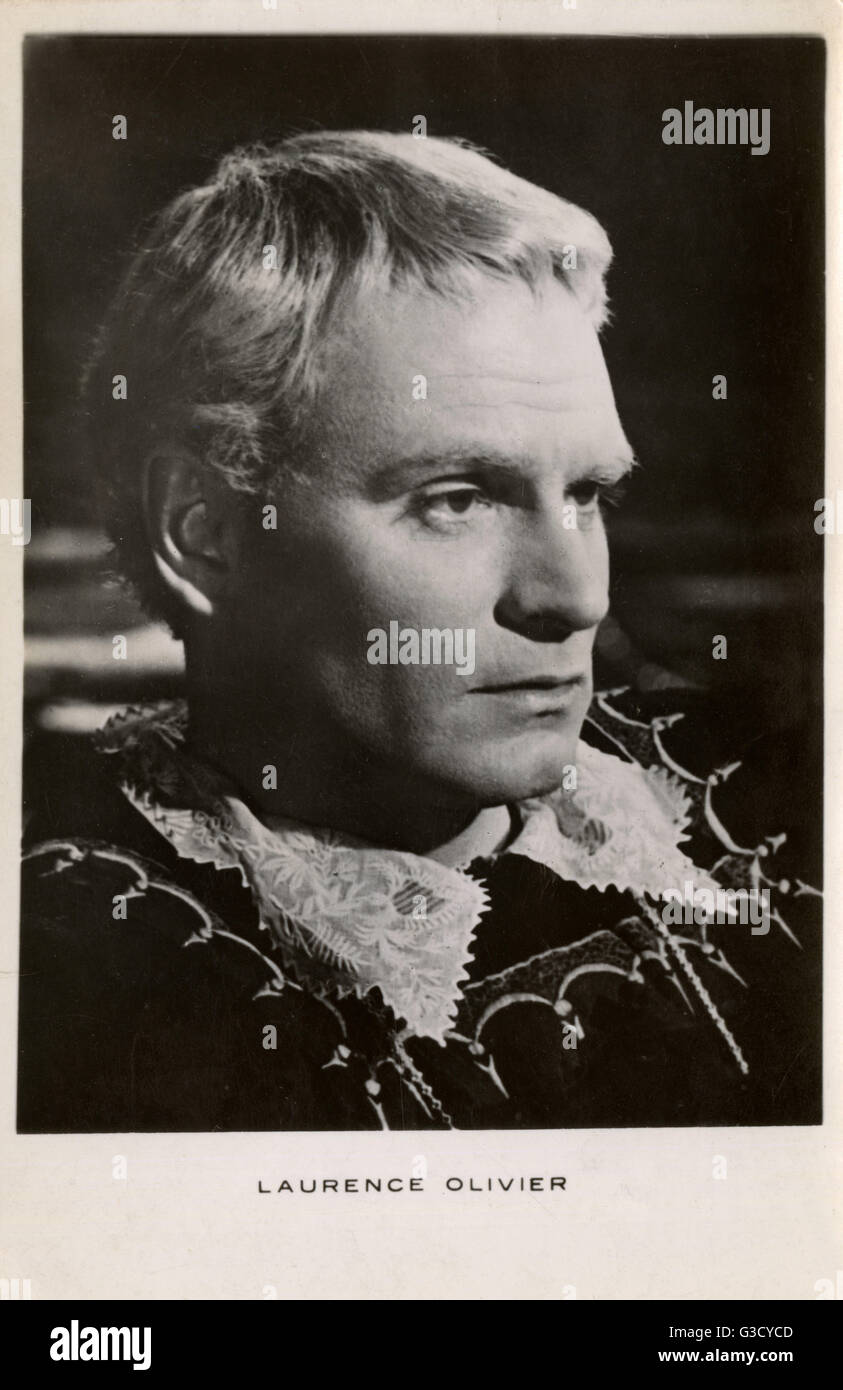 Sir Laurence Olivier nel ruolo di Amleto, 1948 Foto Stock