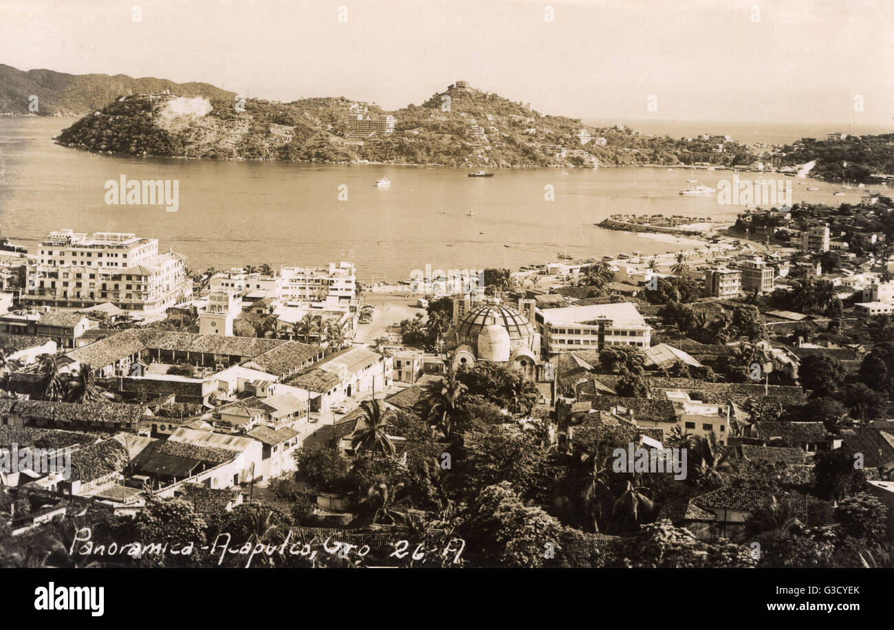 Panorama di Acapulco, Messico Foto Stock