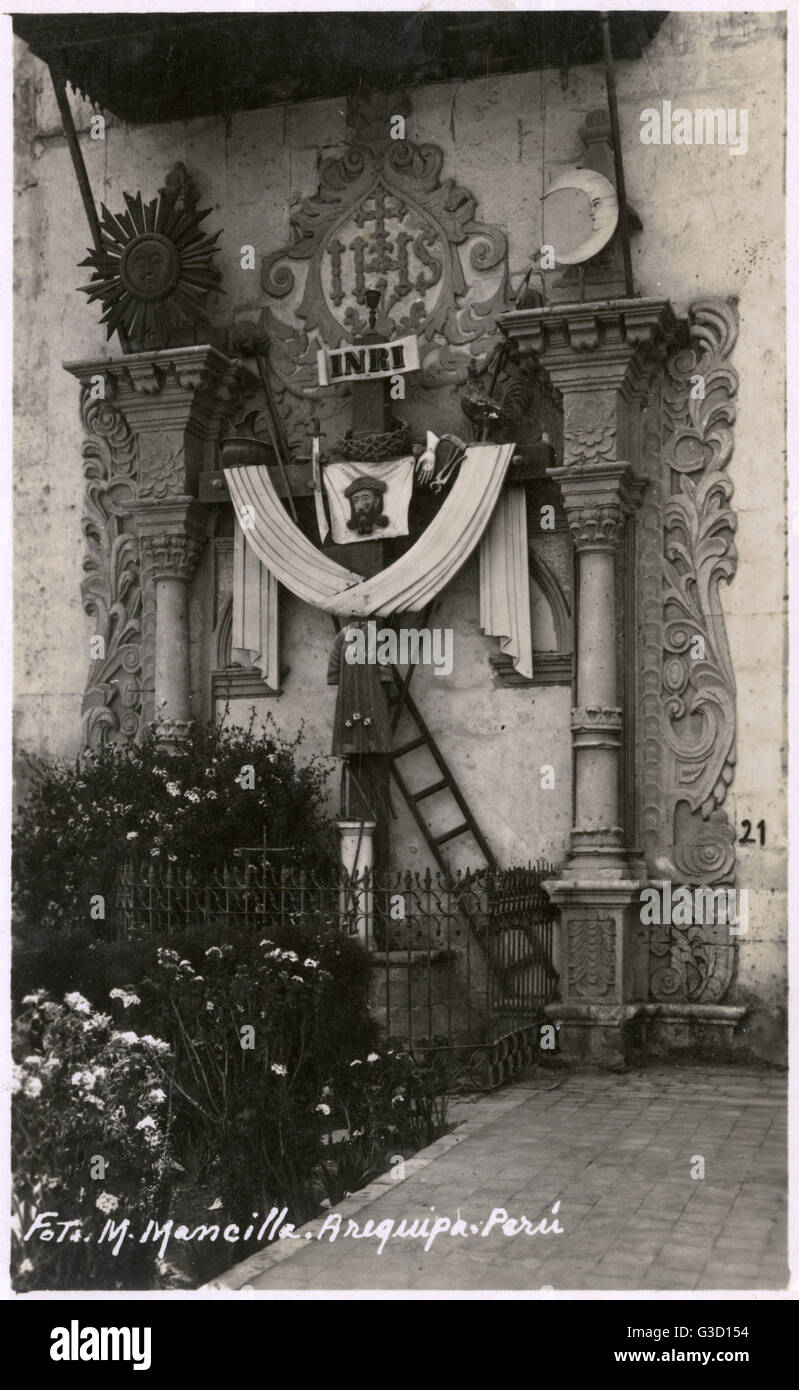 Santuario religioso, Arequipa, Perù, Sud America Foto Stock