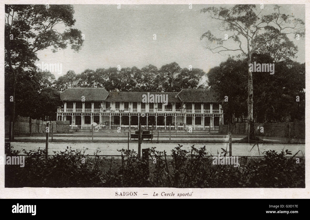 Palazzetto dello Sport Club, Saigon, Cochinchina (Vietnam) Foto Stock