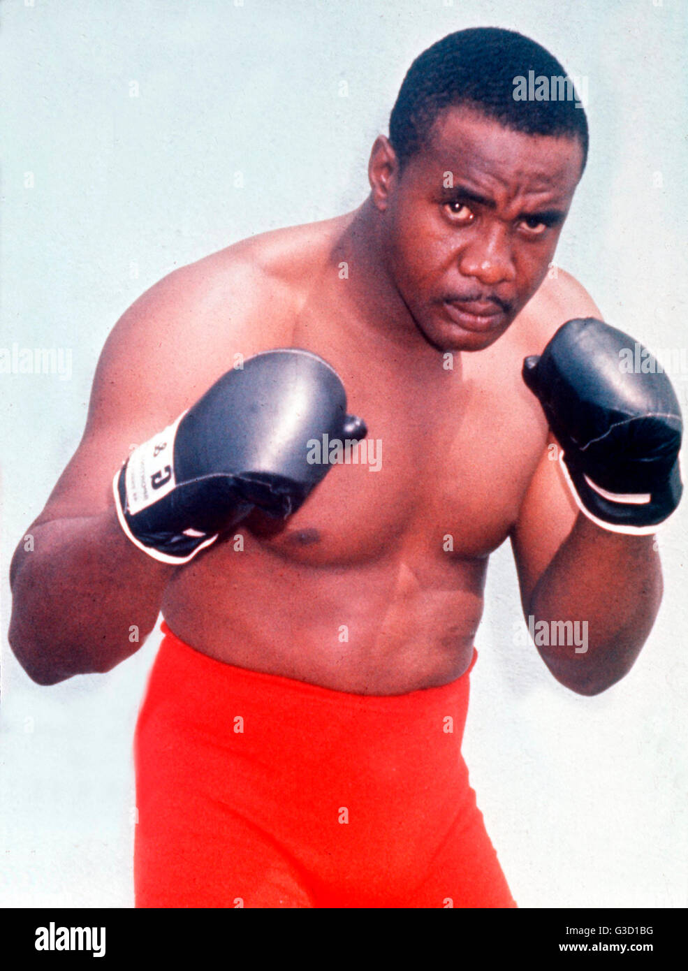Fotografia che mostra la American boxer professionale Charles L. Sonny Liston (1932-1970) Data: senza data Foto Stock