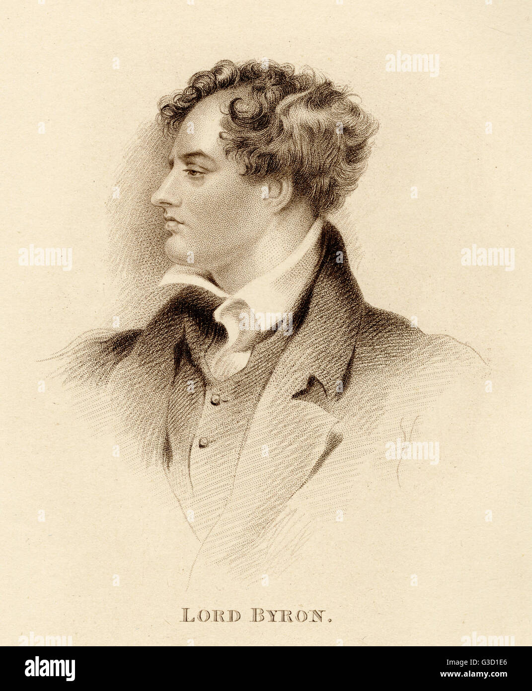 George, Lord Byron Foto Stock