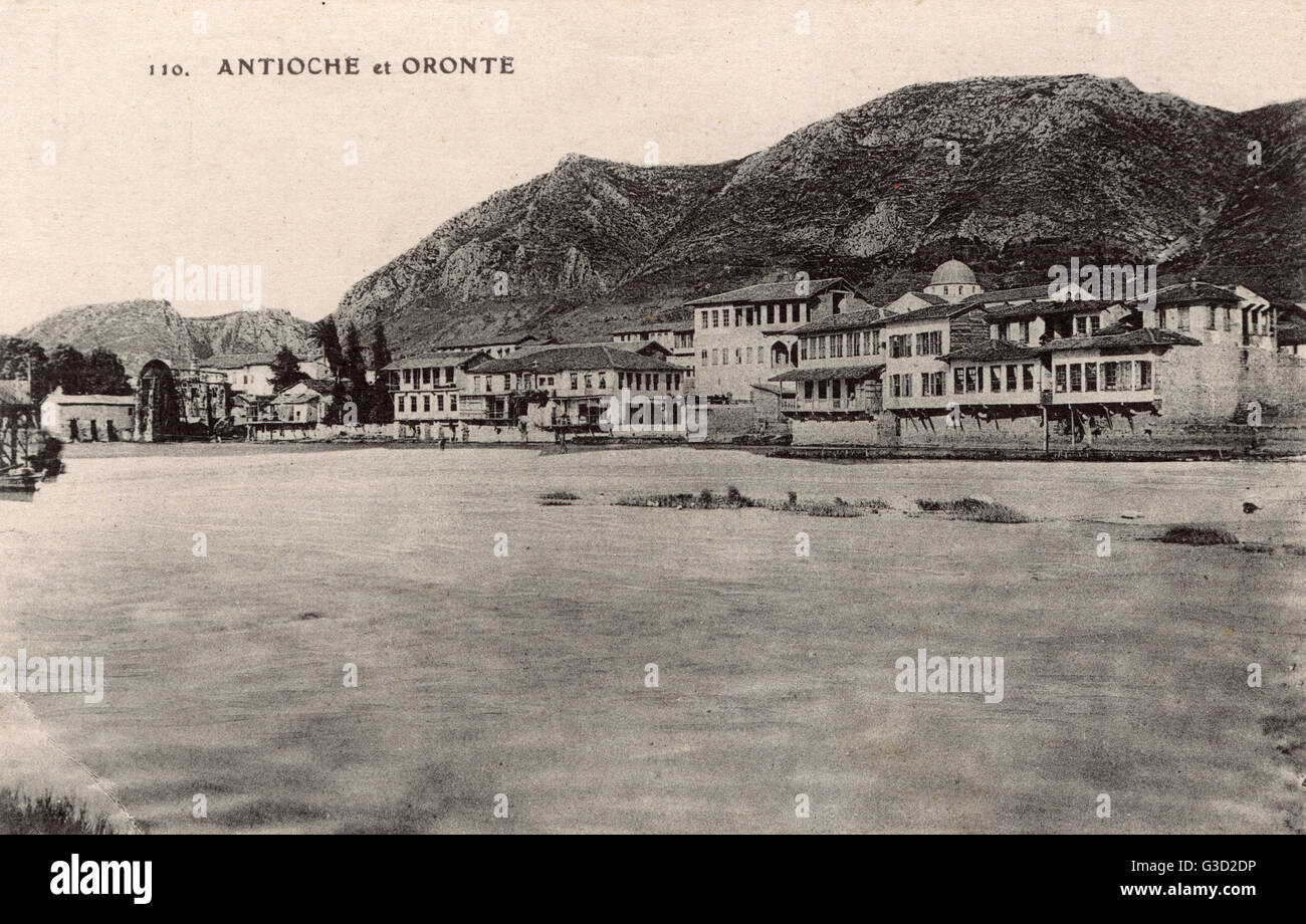 Antakya, Turchia - Fiume Orontes Foto Stock