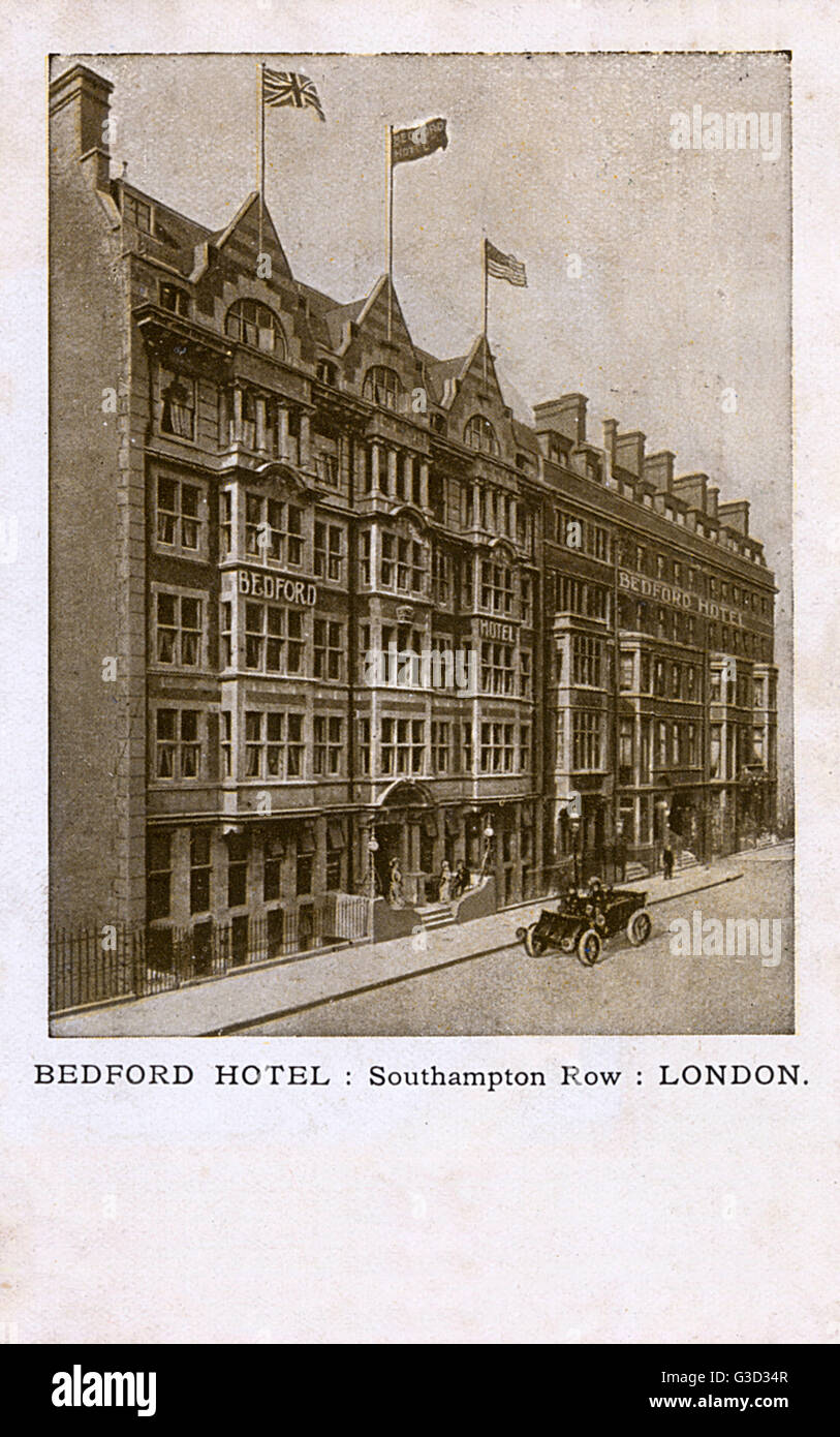 Bedford Hotel, Southampton Row, Londra - Vista esterna Foto Stock