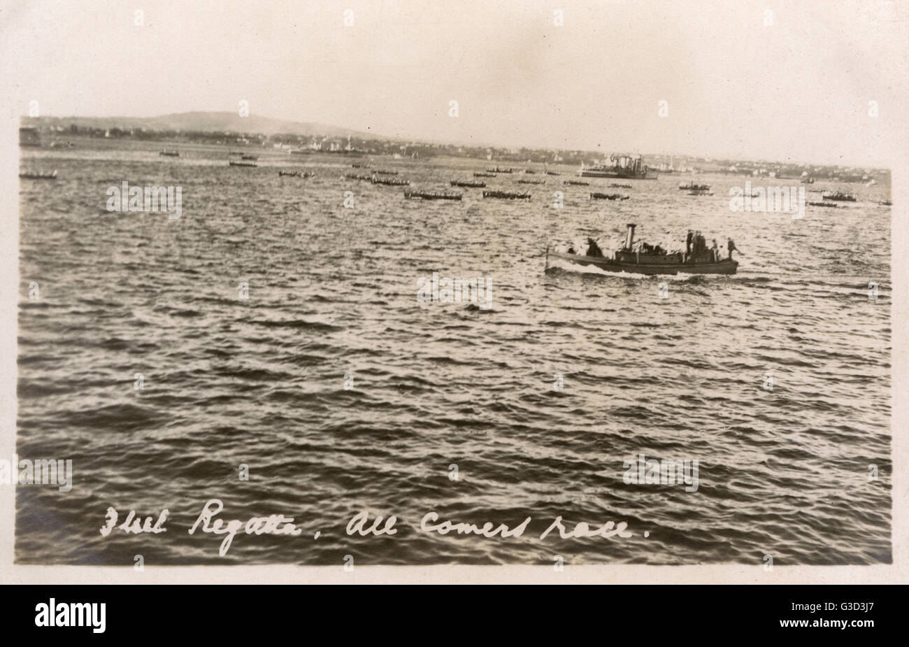 British Mediterranean Fleet Sailing Regatta - All-comer's Ra Foto Stock