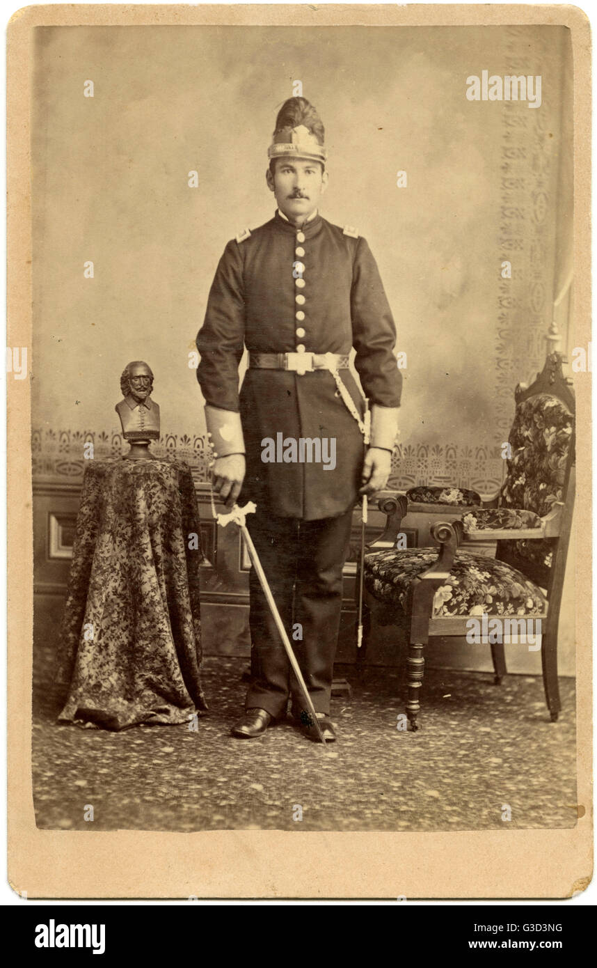 USA - California - Stockton - uomo in uniforme Cavalieri Templari Foto Stock