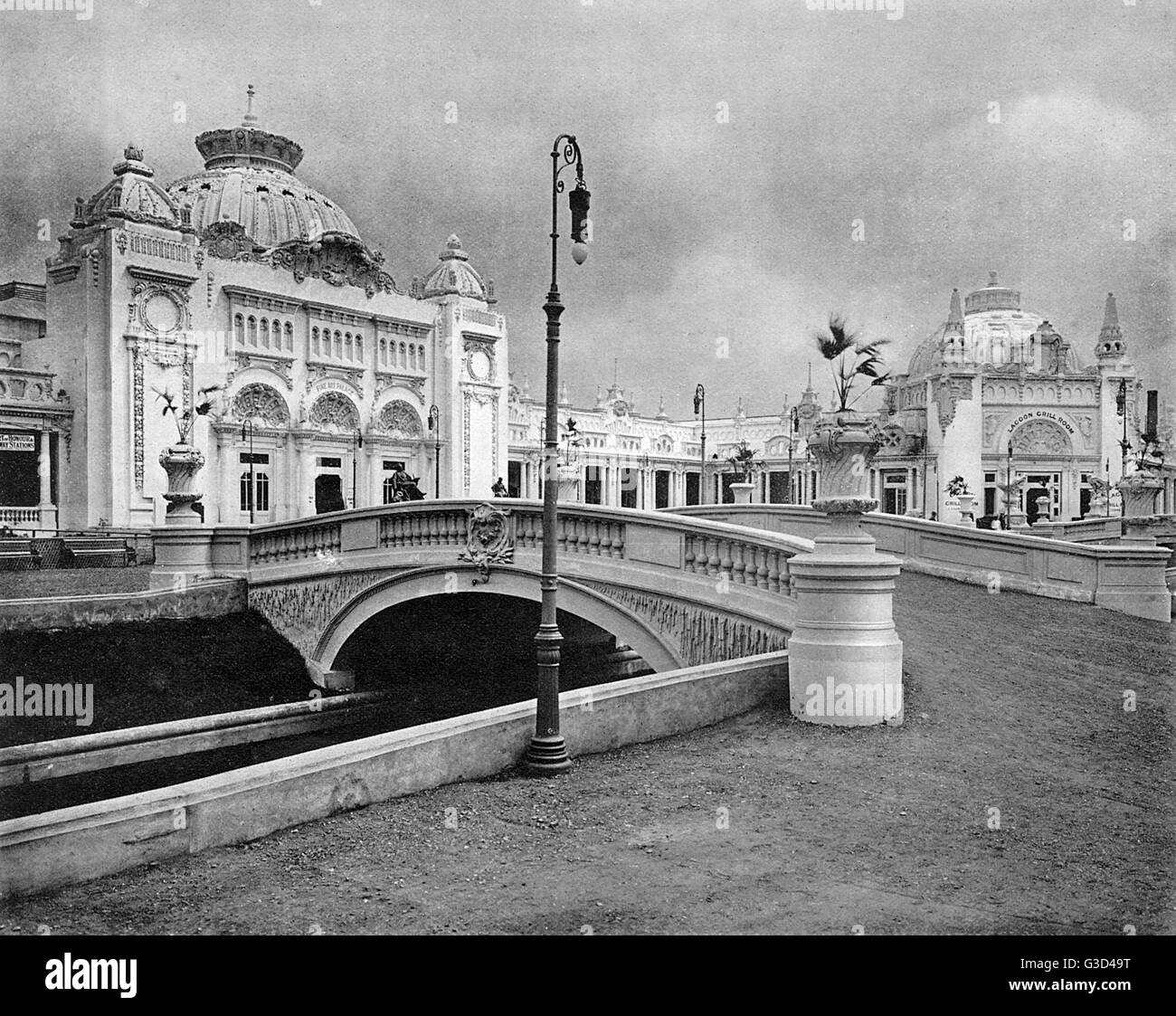 Mostra franco-britannica, White City, Londra Foto Stock