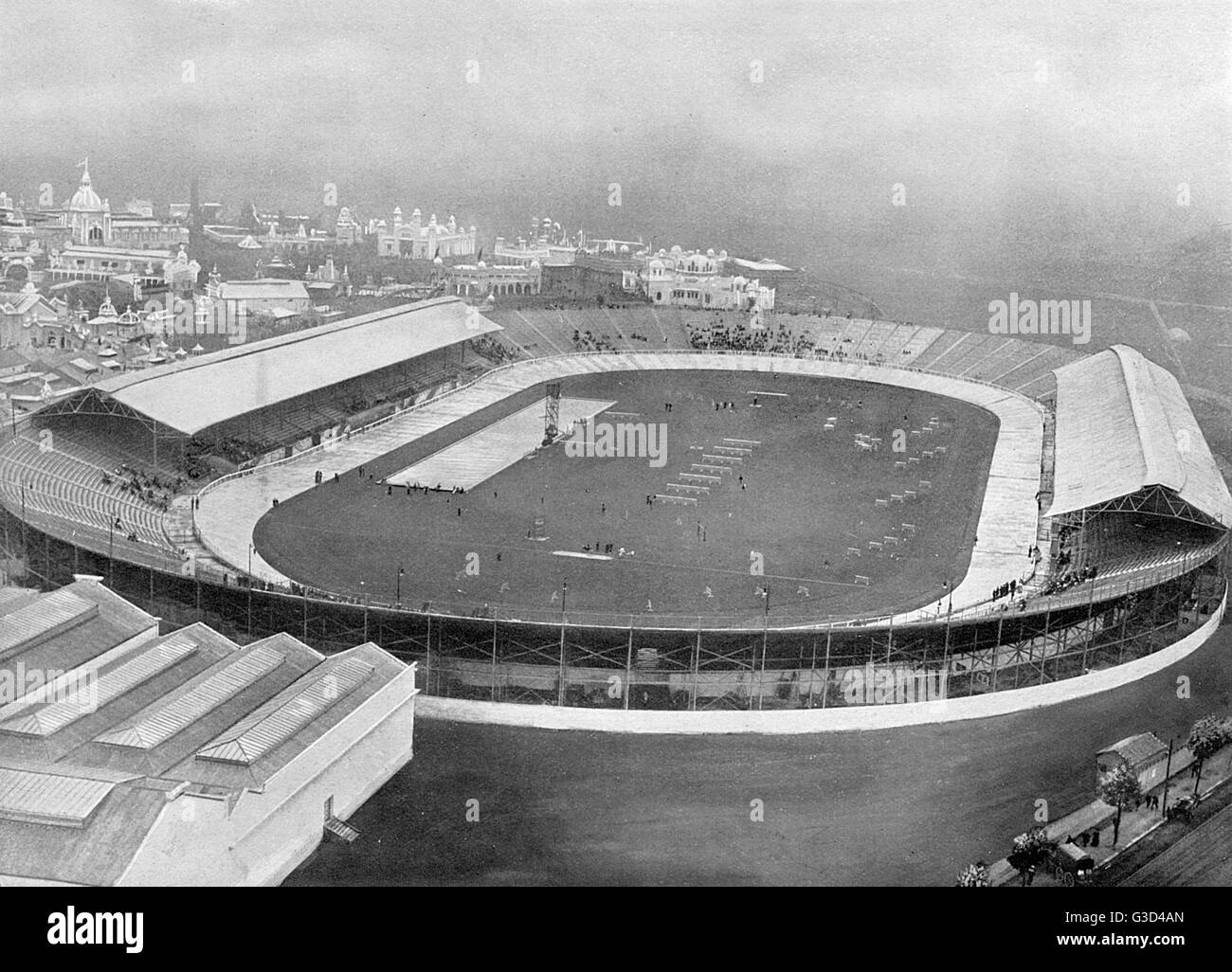 Mostra franco-britannica, White City, Londra Foto Stock