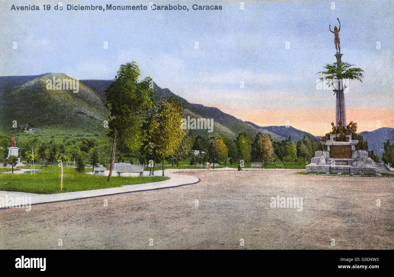 Monumento Carabobo, Caracas, Venezuela, America Centrale Foto Stock