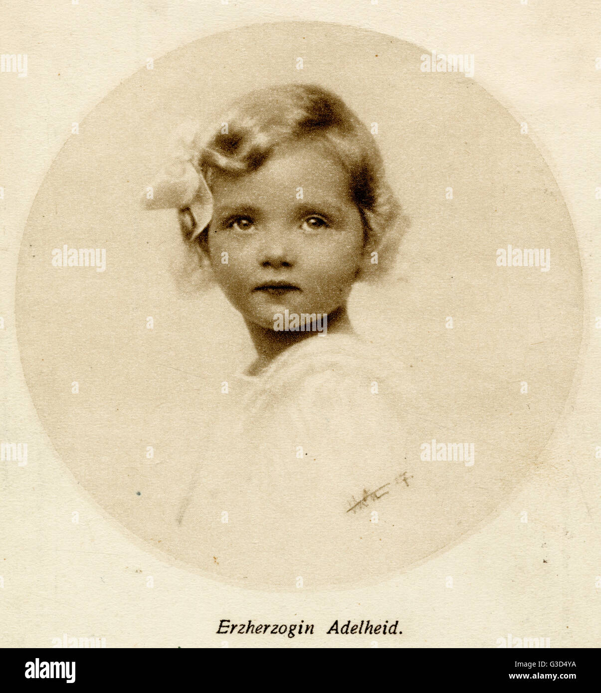 Arciduchessa Adelheid d'Austria Foto Stock