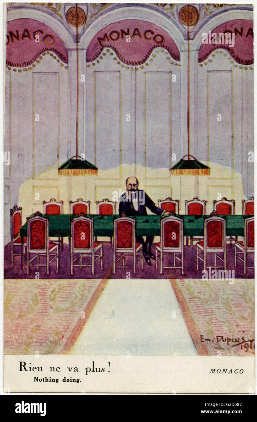 Monaco Casino - niente fare / niente di più Foto Stock