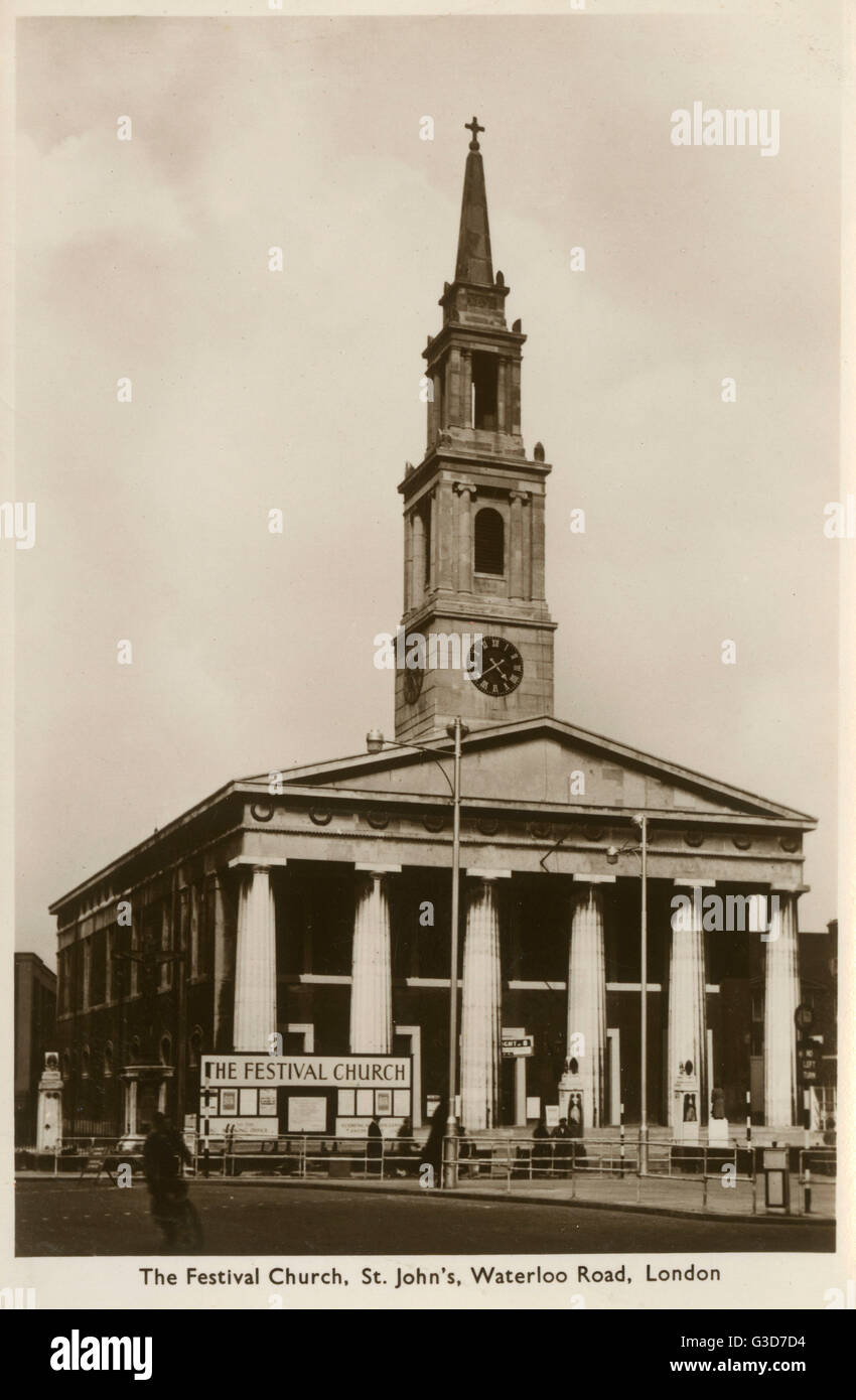 La Chiesa Festival, St. John's, Waterloo Road, Londra Foto Stock