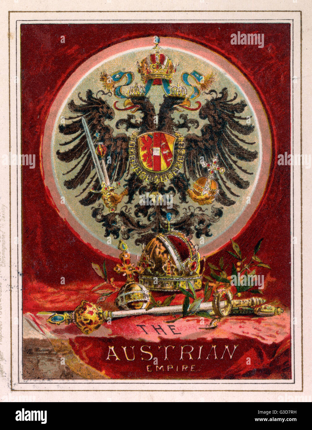 Stemma dell'Impero austriaco Foto Stock