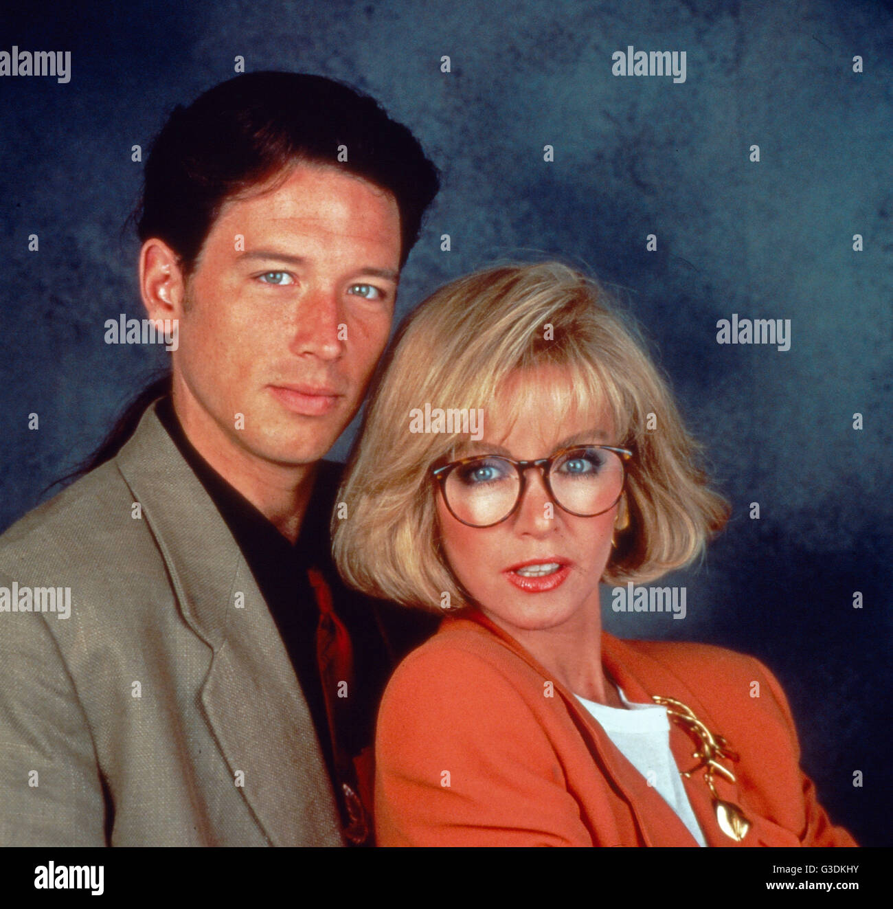 Più antico del mondo vivono damigella, aka: Brenda und die Männer, Fernsehfilm, USA 1990, Regie: Joseph L. Scanlan, Darsteller: Brian Wimmer, Donna Mills Foto Stock