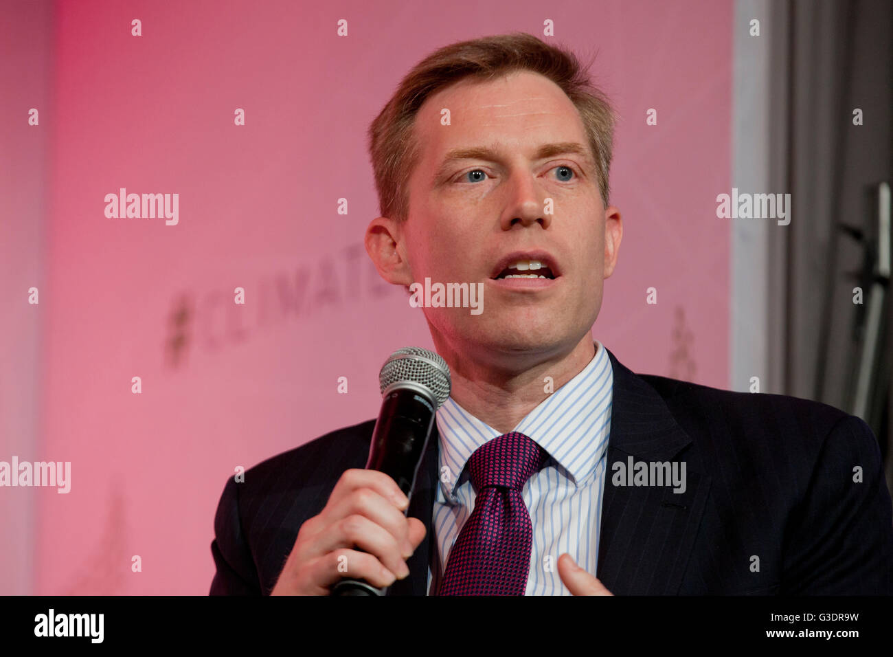 Il dottor Nathan Hultman, Direttore del Centro per la sostenibilità globale, Università del Maryland, Stati Uniti d'America Foto Stock