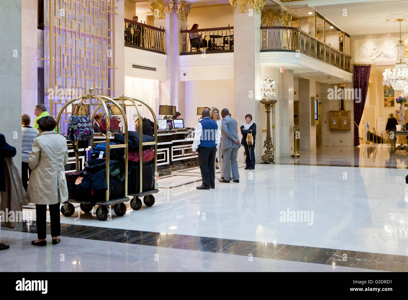 Mayflower Hotel lobby - Washington DC, Stati Uniti d'America Foto Stock