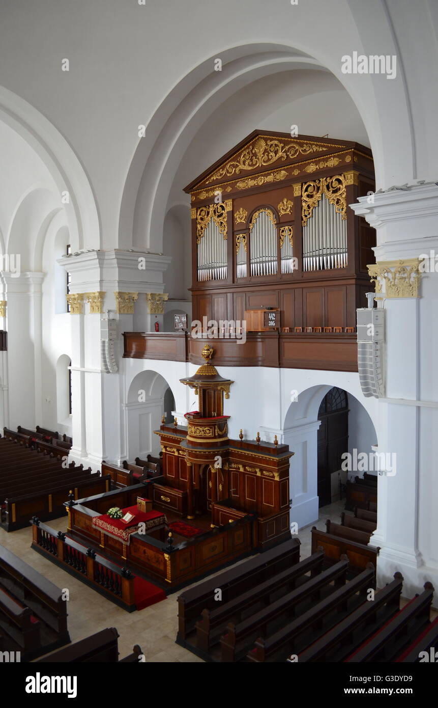 Riformato Grande chiesa di Debrecen - Ungheria Debreceni Református Nagytemplom - Magyarország Foto Stock